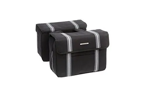 Produktbild: New Looxs Bolzano Double Gepäckträgertasche, Black, 36 x 26 x 15 cm