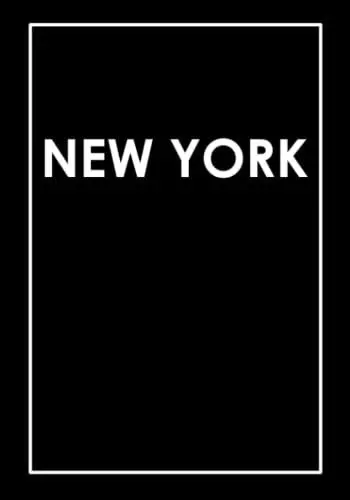 Produktbild: New York: Coffee Table Book | Dekoratives Wohnaccessoire zum Ausschmücken von Regalen, Tischen, Fensterbänken und mehr! | Größe: L | Cover: Schwarz (Metropolen der Welt | L | Schwarz)