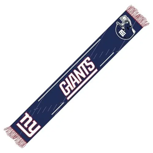 Produktbild: New York Giants NFL Schal Fanschal Scarf ** Team HD Knitted Jaquard Scarf ** in 145 x 20 cm