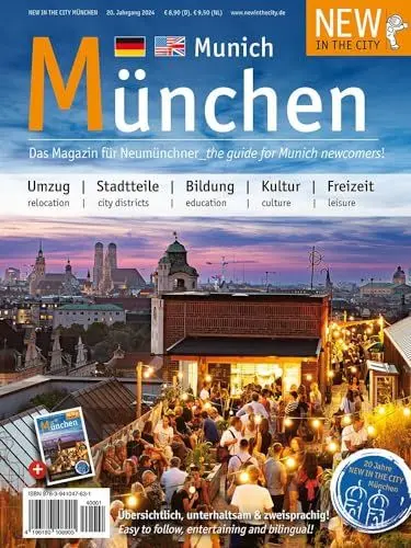Produktbild: New in the City München 2024: Der zweisprachige Cityguide und Umzugshelfer für Neumünchner