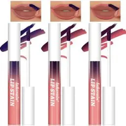 Produktbild: NewBang Abziehbarer Lippenkonturenstift-Fleck, 3PCS Tattoo Magic Tint Farben Matt Pink Nude Lips Gloss Lipliner Set, Lang Anhaltend Wasserfest, Prall Lippenstift-Makeup