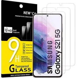 Produktbild: NEW'C 3 Stück, Panzer Schutz Glas für Samsung Galaxy S21 5G (6,2