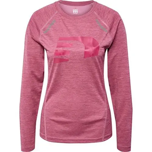 Produktbild: Newline Damen Orlando Longsleeve Laufbekleidung Lauftop Berry - M