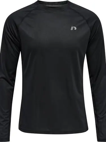Produktbild: Newline Men's Men CORE Running T-Shirt L/S, Schwarz, S