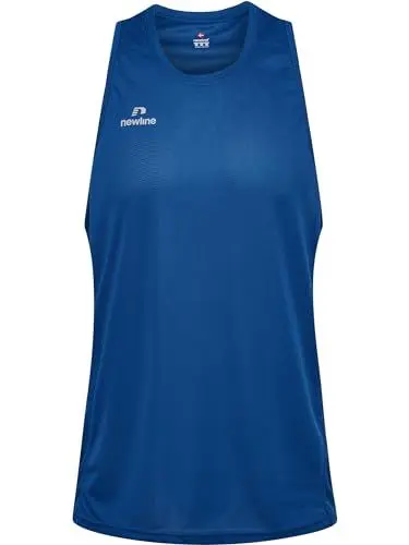 Produktbild: newline Men's Athletic Running Singlet T-Shirt, Echtes Blau, XL