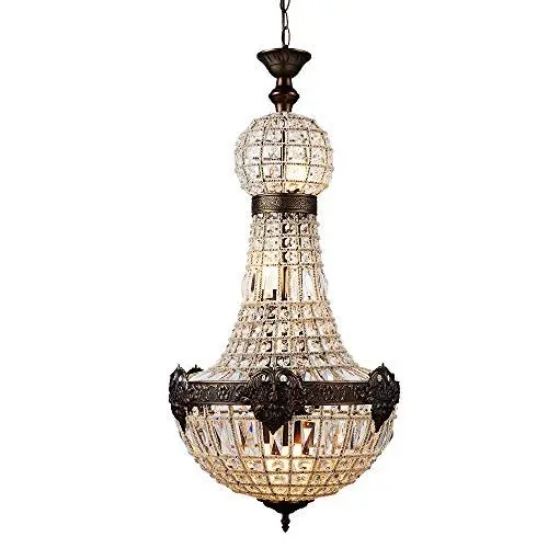 Produktbild: Newrays Französisch Royal Empire Traditional Style Crystal Lampe Leuchten für Schlafzimmer Wohnzimmer (P11126)