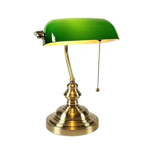 Produktbild: Newrays Glass Bankers Schreibtischlampe (Grün)