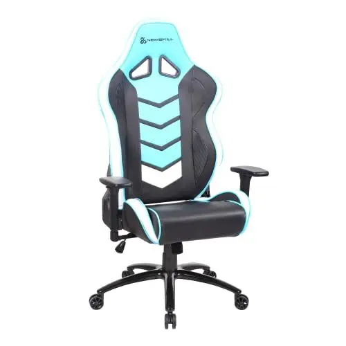 Produktbild: Newskill Kaidan Professioneller Gaming-Stuhl mit Metallgestell, Rückenlehne mit 180 Grad Verstellbarer Rückenlehne und 3D-Armlehnen, Blau, 1, NS-CH-KAIDAN-BLUE