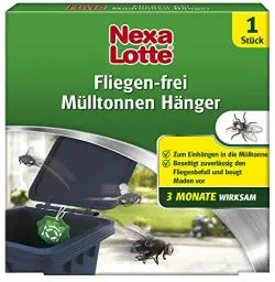 Produktbild: Nexa Lotte Mülltonnenhänger mit 3 Monate Langzeitwirkung, Hänger mit Zitrusduft gegen lästige Maden und Mücken , 1 Stück