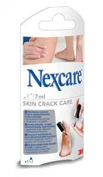 Produktbild: Nexcare Skin Crack Care, 7 ml, 1 Flasche, Flüssigkeit zum Verschließen kleiner Wunden und Hautrisse, wasserfester Schutz und kein Brennen