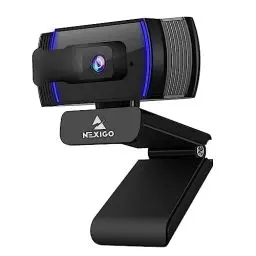 Produktbild: NexiGo N930AF Autofokus 1080P Webcam mit Software, Stereo Mikrofon and Abdeckung, USB Computer Web Kamera, für Streamen von Online-Kursen, Kompatibel mit Zoom/Skype/Teams, PC Mac Laptop Desktop