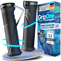 Produktbild: NEXTCOVER® Fahrradgriffe ergonomisch mit (Comfort-Grip-Technologie) I Universal Fahrrad- & MTB Griffe I Griffe Fahrrad I Lenkergriffe Fahrrad I Fahrrad Griffe Lenkergriffe 2 STK.