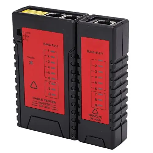 Produktbild: NF-468 Line Finder Zuverlässiger Kabelprüfer, Schnelle und Genaue, Tragbare Netzwerkkabel-Findertest-Tool für Telefonsysteme, Computernetzwerke
