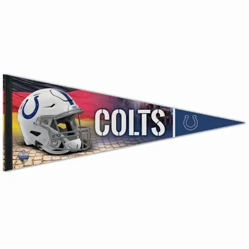 Produktbild: NFL Frankfurt Game Filz Wimpel 75x30cm Indianapolis Colts