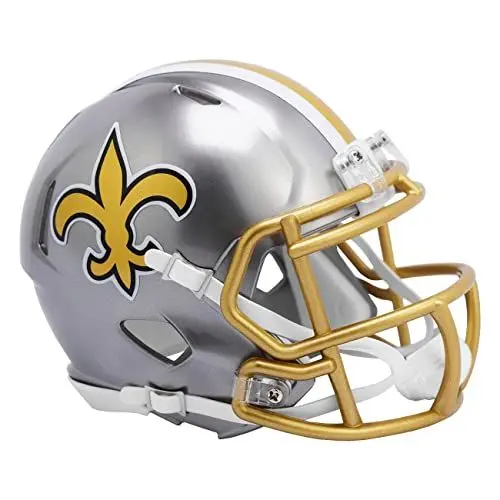 Produktbild: NFL Mini Helm Speed New Orleans Saints Flash Edition Footballhelm