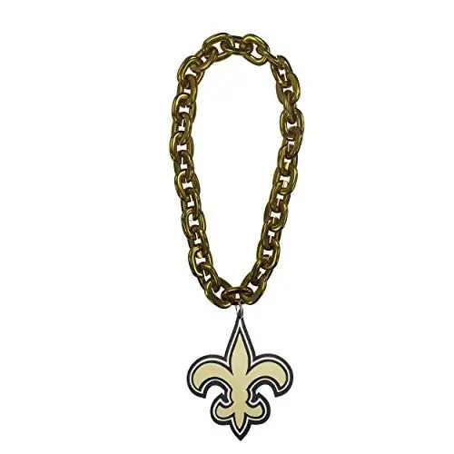 Produktbild: FanFave NFL New Orleans Saints New Orleans Saints NFL 3D Fanchain Magnet, Gold, Einheitsgröße (FF6719)
