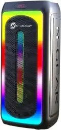 Produktbild: N-Gear Let's Go Party Juke 808 - Tragbarer Bluetooth Lautsprecher Boxen - 500 Watt TWS Party Box mit licht und 2X mitgeliefertem Mikrofon - 6 Stunden Spielzeit