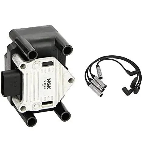 Produktbild: NGK 48010 Zündspule & 7015 Zündleitungssatz