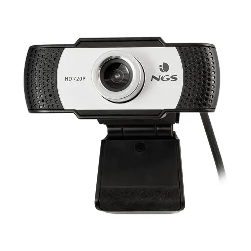 Produktbild: NGS XPRESSCAM720 - HD 1280x720 Webcam mit USB 2.0 Anschluss, integriertem Mikrofon, realer 1Mpx Auflösung und Plug&Play
