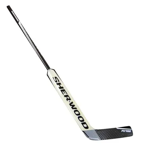 Produktbild: NHL Eishockey Goalie Composite Schläger Shervvood FC700 Intermediate (Schwarz, Modell – 41, Stockhöhe – INT 24“, Linke Seite)