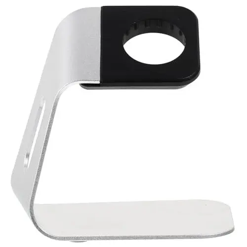Produktbild: NICERIO Uhr Ständer Halter Ladestation für Apple Watch (Silber)