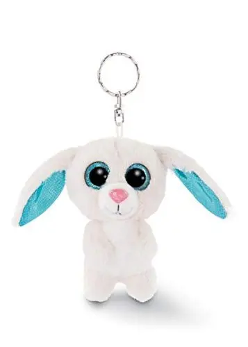 Produktbild: NICI Glubschis Schlüsselanhänger Hase Wolli-Dot 9cm, Plüschtieranhänger mit Schlüsselring, Stofftierschlüsselhalter