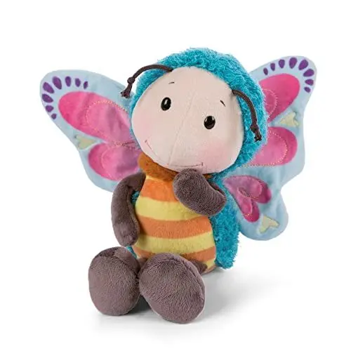 Produktbild: NICI Kuscheltier Schmetterling 18 cm – Schmetterling Plüschtier für Mädchen, Jungen & Babys – Flauschiges Stofftier zum Spielen, Sammeln & Kuscheln – Gemütliches Schmusetier