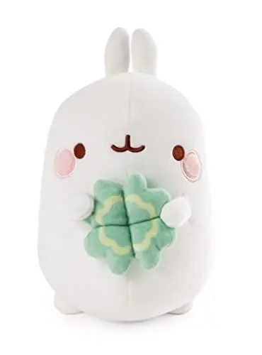 Produktbild: NICI 48876 Kuscheltier MOLANG mit Kleeblatt 48cm, Weiß