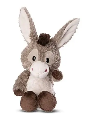 Produktbild: NICI 49034 Kuscheltier Esel Donkeylee 33cm grau schlenkernd-Nachhaltiges Stofftier aus weichem Plüsch, niedliches Plüschtier zum Kuscheln und Spielen, für Kinder & Erwachsene, tolle Geschenkidee