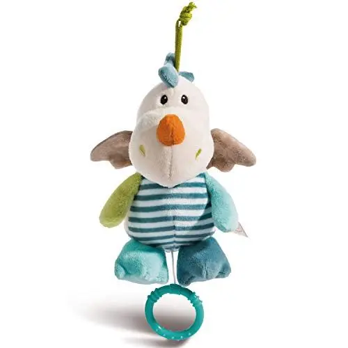 Produktbild: NICI Aufzieh-Spieluhr Drache Dragilu ab 0+ Monaten für Jungen und Mädchen – Spieluhr Baby – Einschlaf-Hilfe für Babys und Säuglinge – Ideal für Babybett, Kinderwagen & Wiege – Spieluhr Musik – 43708