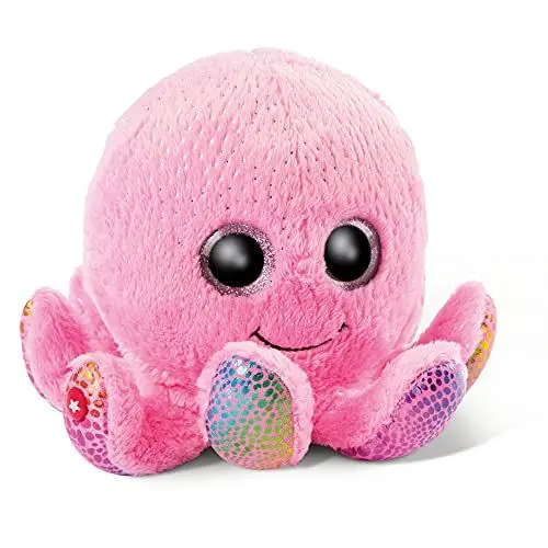 Produktbild: NICI Glubschis: Das Original – Glubschis Oktopus Poli 14 cm – Kuscheltier Oktopus mit großen Augen – Flauschiges Plüschtier mit Glitzeraugen – Schmusetier für Kuscheltierliebhaber