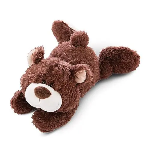Produktbild: NICI Kuscheltier Bär liegend 20 cm – Nachhaltiges Plüschtier für Mädchen, Jungen & Babys – Flauschiges Stofftier zum Spielen, Sammeln & Kuscheln – Gemütliches Schmusetier, Kakaobraun