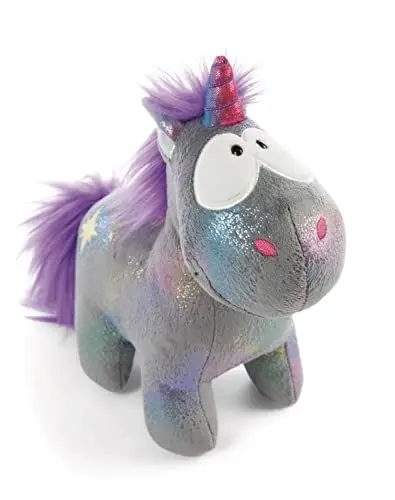 Produktbild: NICI Kuscheltier Einhorn Star Bringer 22 cm – Stofftier aus weichem Plüsch zum Kuscheln und Spielen, Plüschtier für Kinder & Erwachsene, 48630, tolle Geschenkidee, grau