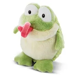 Produktbild: NICI Kuscheltier Frosch 17 cm – Nachhaltiges Plüschtier für Mädchen, Jungen & Babys – Flauschiges Stofftier zum Spielen, Sammeln & Kuscheln – Gemütliches Schmusetier, Grün