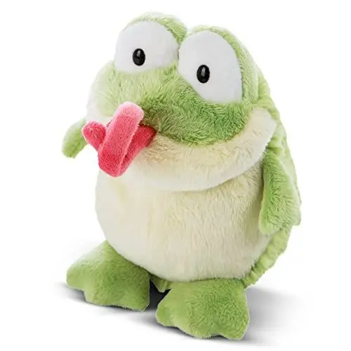 Produktbild: NICI Kuscheltier Frosch 17 cm – Nachhaltiges Plüschtier für Mädchen, Jungen & Babys – Flauschiges Stofftier zum Spielen, Sammeln & Kuscheln – Gemütliches Schmusetier, Grün