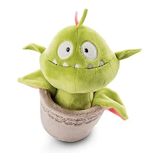 Produktbild: NICI Stehendes Kuscheltier Fleischfressende Pflanze Gisela 20cm –Nachhaltige Plüschpflanze für Mädchen, Jungen & Kuscheltierliebhaber – Lustige Topfpflanze der Wild Friends GREEN Kollektion