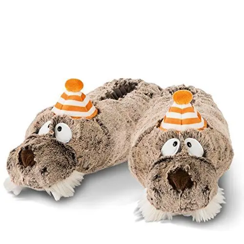 Produktbild: Nici 45717 Hausschuhe Walross Walbo Wabbel figürlich Gr. 38-41 Winter Adventure, Braun