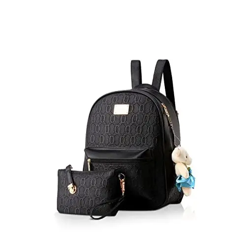 Produktbild: NICOLE&DORIS Rucksack für Damen Mode Rucksack Anti-Diebstahl Schultaschen Daypack Damen Handtaschen 2er Mädchen Rucksack Set