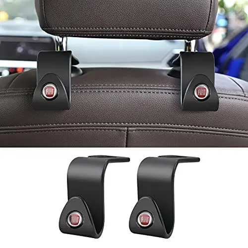 Produktbild: NICOLIE 2 Stück Autositz-Rückenhaken, Zubehör, tragbar, zum Aufhängen von Taschen, kompatibel mit dem Auto