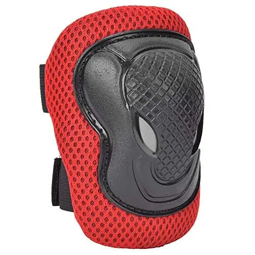 Produktbild: Nicoone Verdickte Rollschuh-Schutzausrüstung Knieschützer + Ellbogenschützer + Handschuhe für Erwachsene