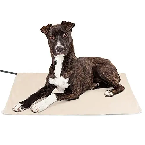 Produktbild: NICREW Haustier Heizkissen für Katze Hund 40x45 cm, Konstante Temperatur Elektrisches Heizkissen mit Anti-Bite-Schlauchwickel Kabel