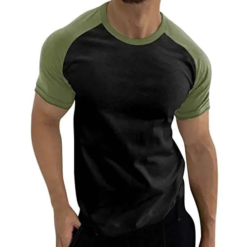 Produktbild: Nidddiv Uhr Herren Retro Kurzärmliges T-Shirt mit entspannter Passform für Herren Notarzt (Army Green, L)