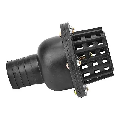 Produktbild: Niederdruck-Rückschlagventil, PVC-Pumpenfußventil, Schwarzes PVC-Niederdruck-Flachventil, Professionell Entwickelt für Flüssigkeitsmaschinen (1.5in)