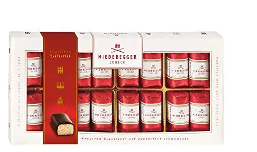 Produktbild: Niederegger Marzipan Klassiker umhüllt aus Zartbitter 71 Prozent 200 g