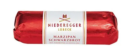 Produktbild: Niederegger Marzipan Schwarzbrot mit Zartbitter Schokolade 200g