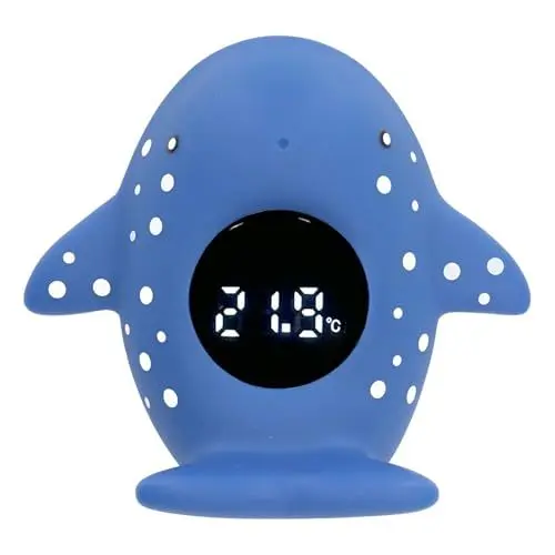 Produktbild: Niedliches Baby-Badethermometer, Hochauflösendes Digitales Wasserthermometer, Intelligentes Baby-Badethermometer, Schwimmendes Spielzeug für Kleinkinder, Wasse