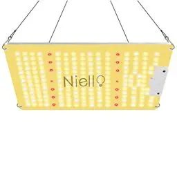 Produktbild: Niello QB1000 LED Pflanzenlampe with dimmable, LED Grow Lampe Vollspektrum, Hohem PPFD und IR Grow Light Wachstumslampe für 60 * 60 cm/2x2ft Innen Wachsen Zelt Samen Knospe Pflanze Gemüse und Blume