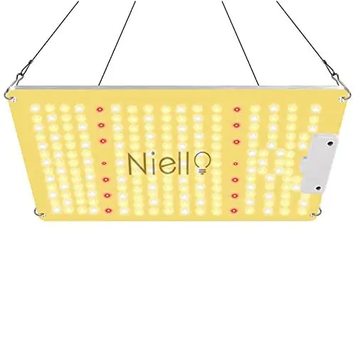 Produktbild: Niello QB1000 LED Pflanzenlampe with dimmable, LED Grow Lampe Vollspektrum, Hohem PPFD und IR Grow Light Wachstumslampe für 60 * 60 cm/2x2ft Innen Wachsen Zelt Samen Knospe Pflanze Gemüse und Blume