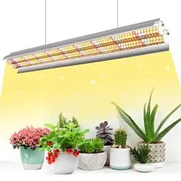 Produktbild: Niello T5 162LEDs Pflanzenlampe, 60cm LED Grow Lampe für Zimmerpflanzen Vollspektrum, 660nm/3000K/5000K Pflanzenlicht mit Reflektor/Daisy Chain fur Aussaat, Gewaechshaus, Grow Shelves
