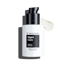 Produktbild: Night Care – 50ml Feuchtigkeitscreme – Nachtcreme mit Hyaluron, Glycerin, wertvollen Lipiden und Ceramiden – 100% Naturkosmetik – Regeneration, Anti Aging, Feuchtigkeit, Parfümfrei